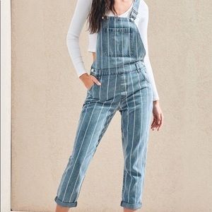 SOLD Pacsun Denim Striped Overalls
